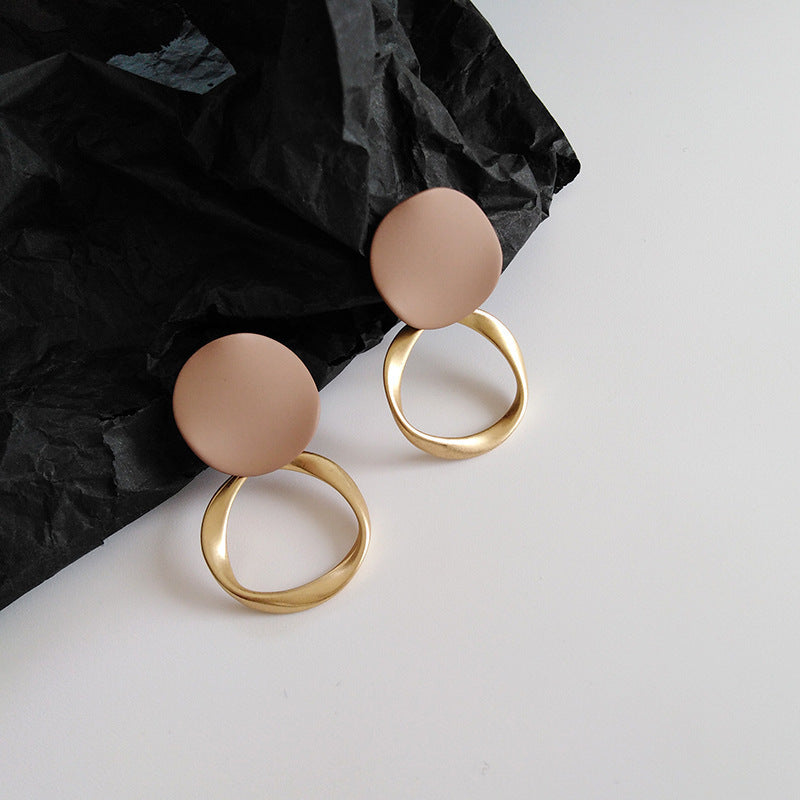 just-lil-things-Honey matte-pin earrings-jlt10451