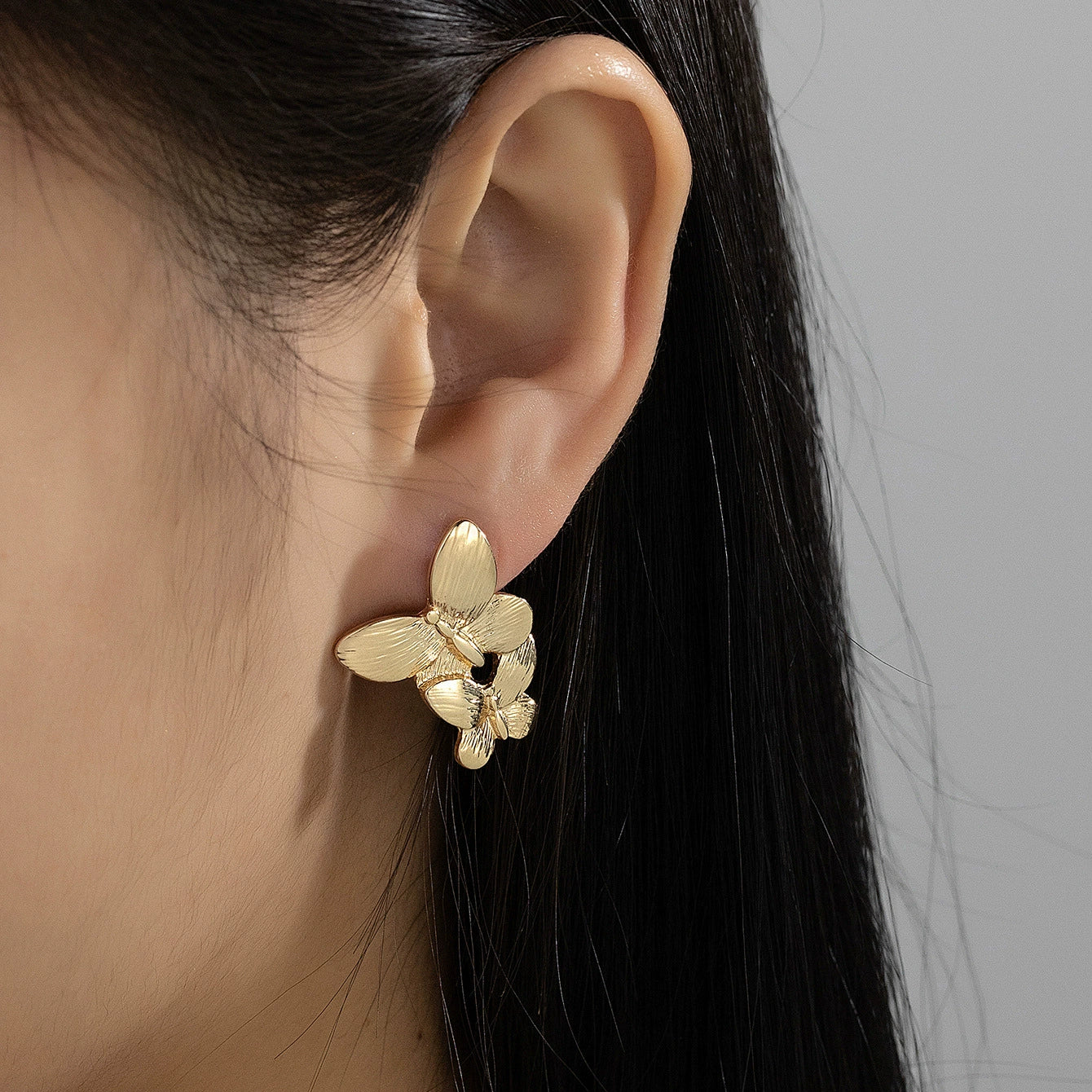 Blooming blutterfly pin earrings JLT11312