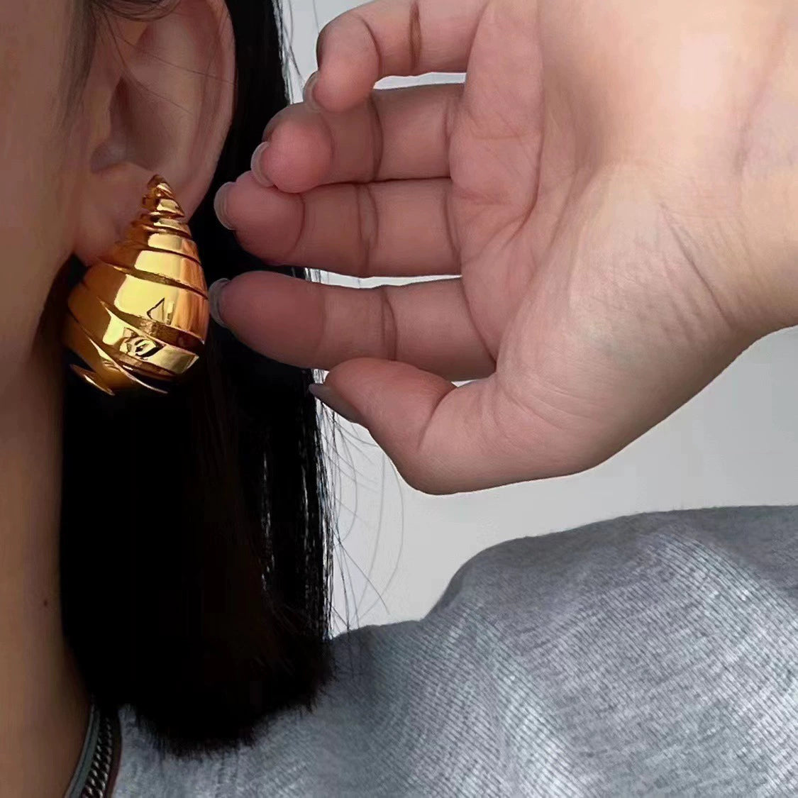 Just Lil Things Gold Pin Earrings jlt11893