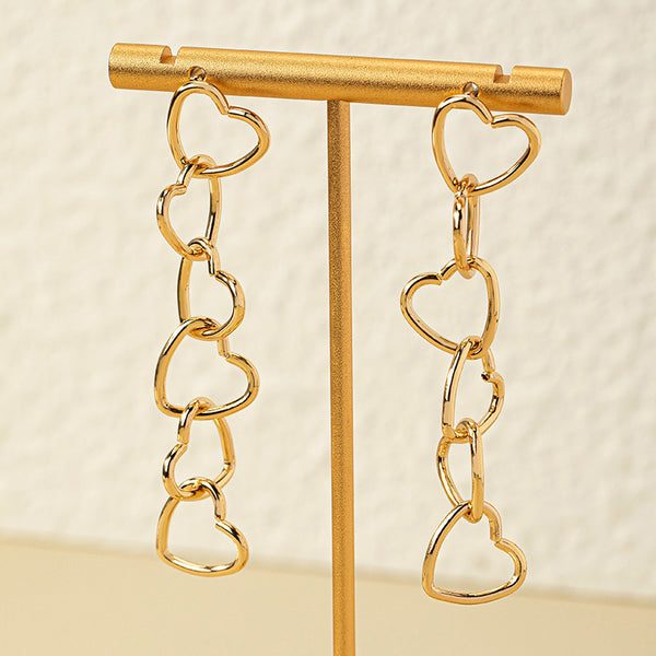 Just lil things Artificial Gold Pin Earrings