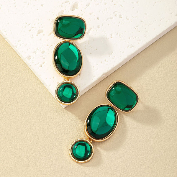 Just lil things Green Pin Earrings