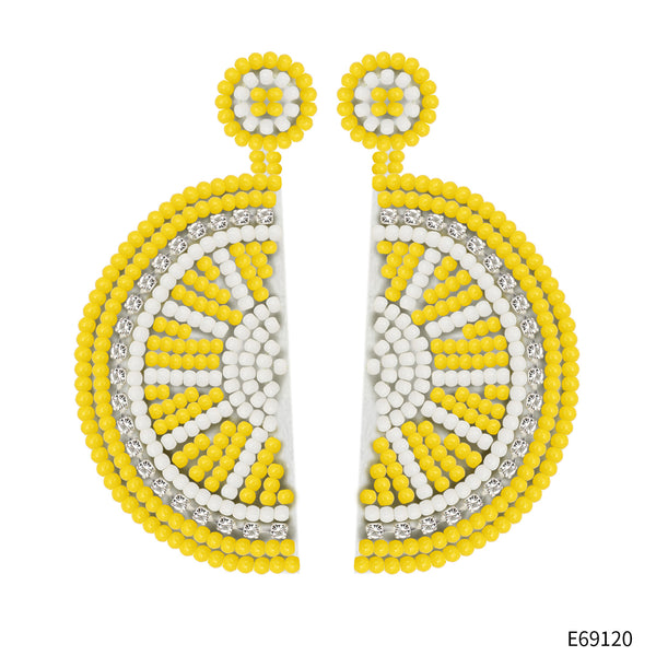 Just Lil Things yellow Pin Earrings