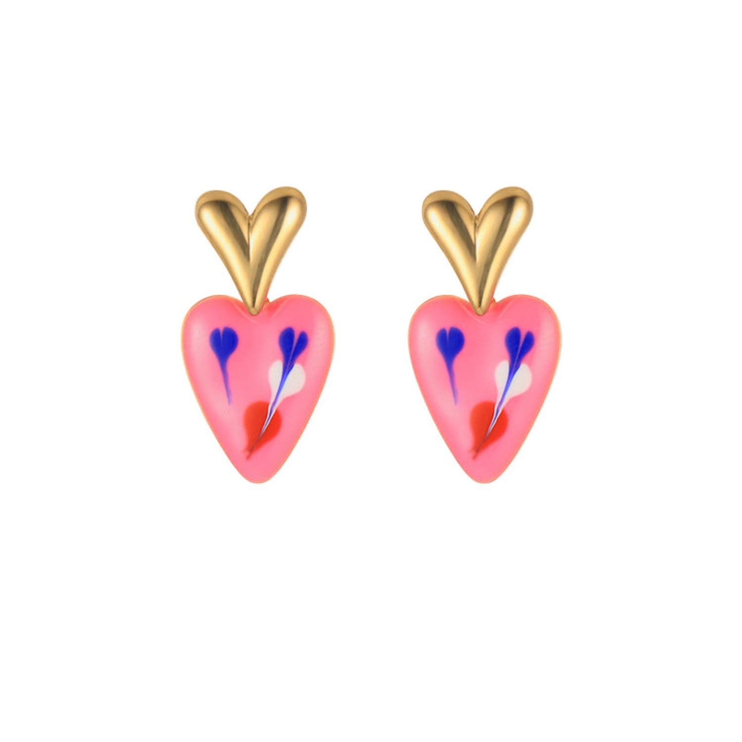 Just Lil Things Multi Color Pin Earrings
