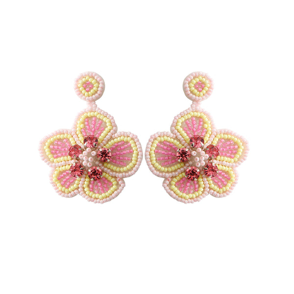 Just Lil Things pink Pin Earrings