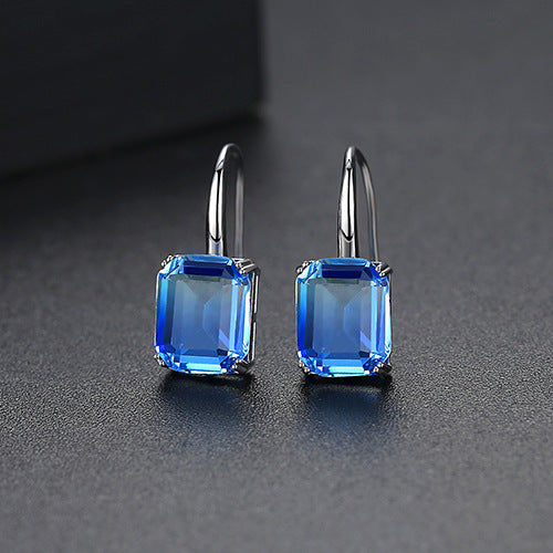 Paraiba Tourmaline Neon Blue Drop Earrings JLT12771