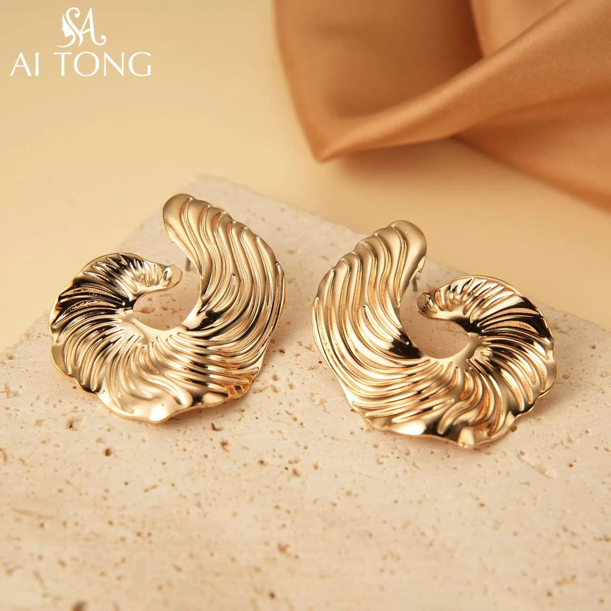 Irregular Abstract Earrings JLT13046