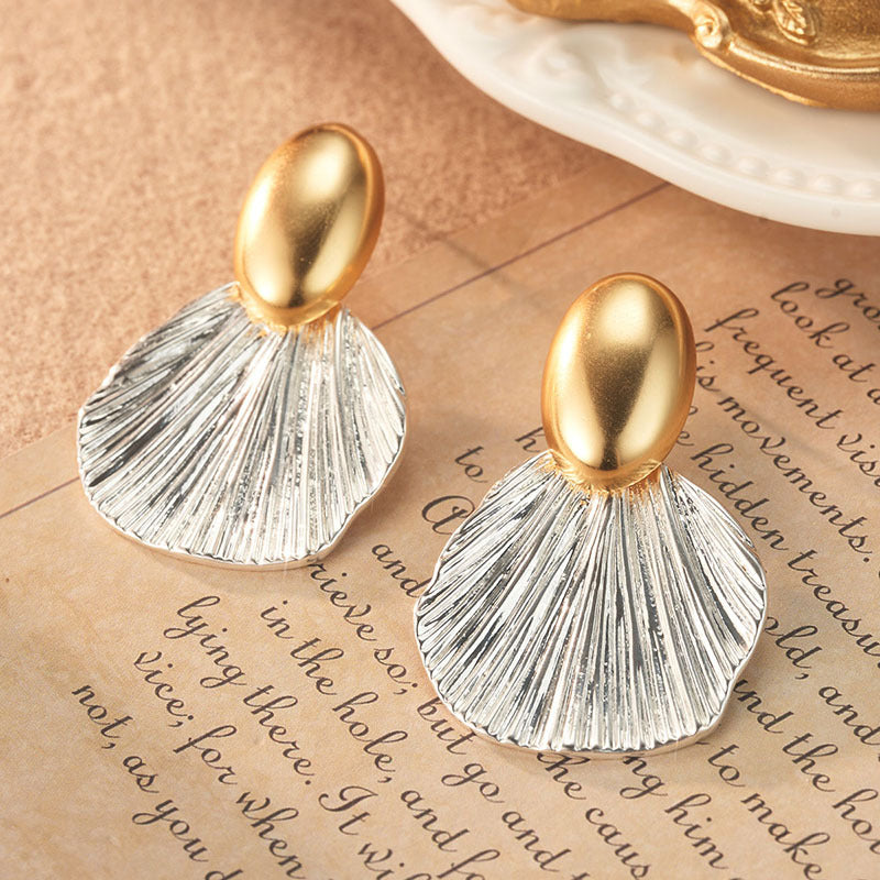 Flower shell earrings jlt13102