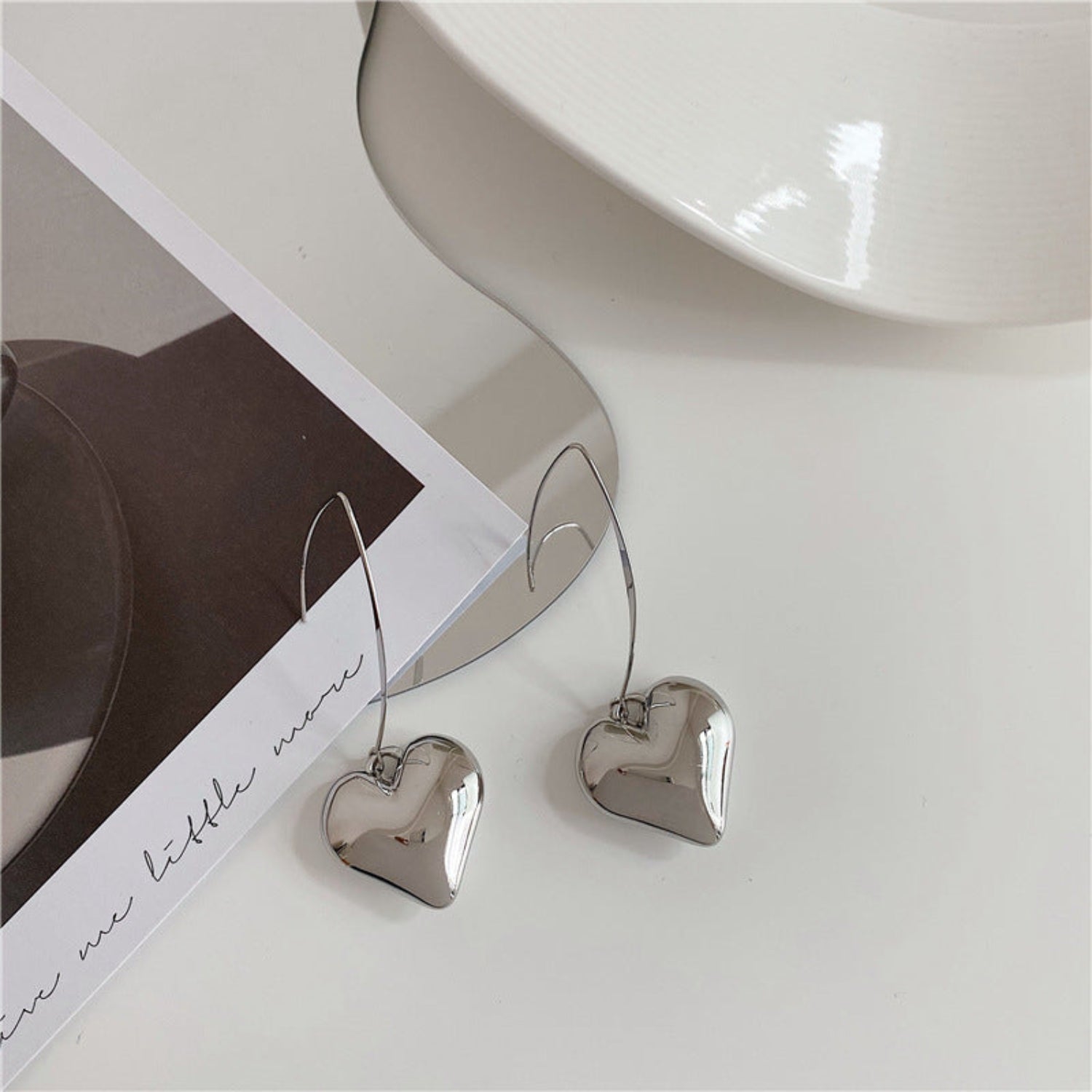 fairy three-dimensional love earrings jlt13112