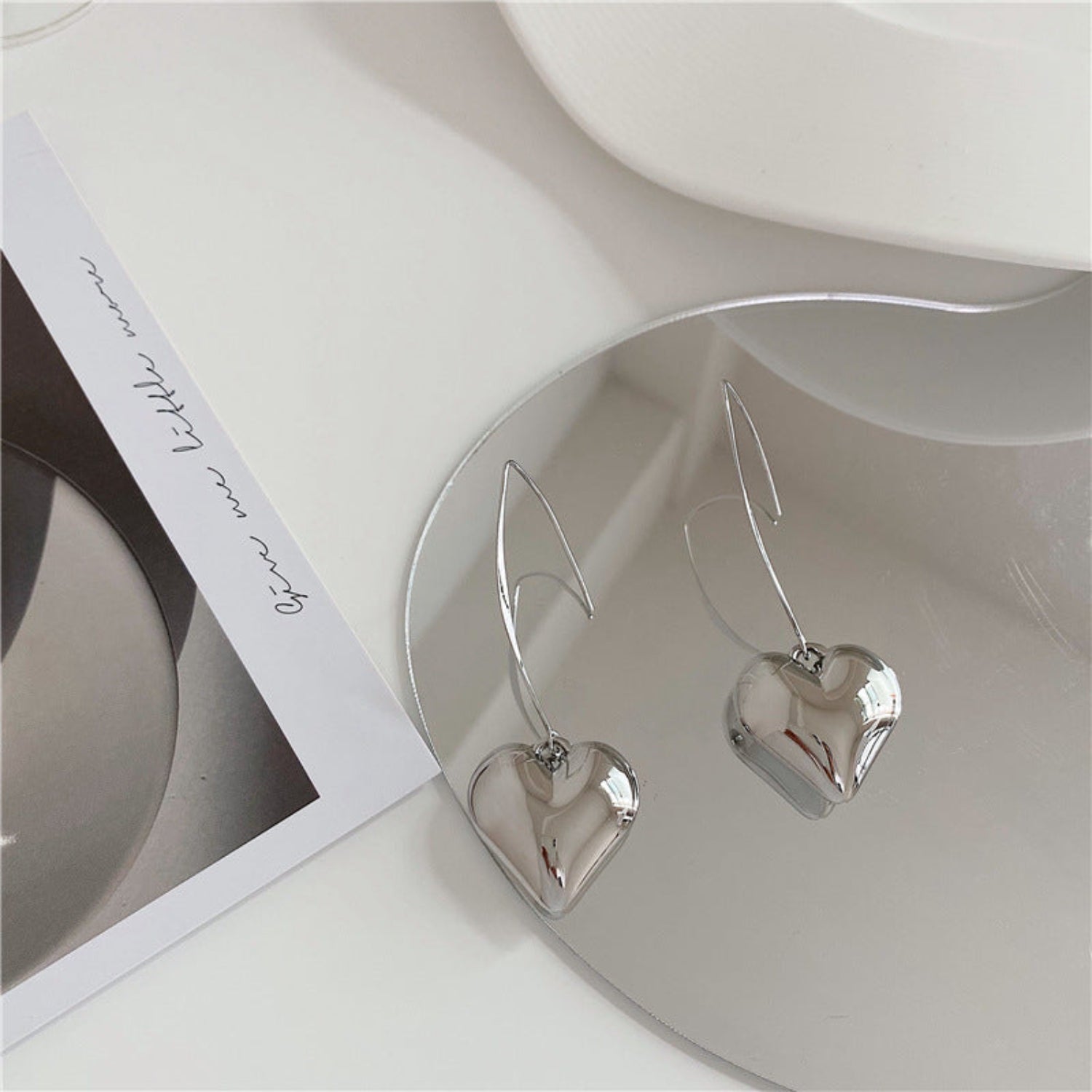 fairy three-dimensional love earrings jlt13112