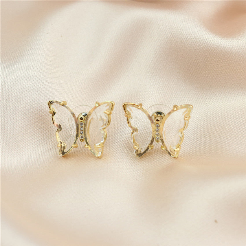 Crystal Butterfly earrings jlt13116