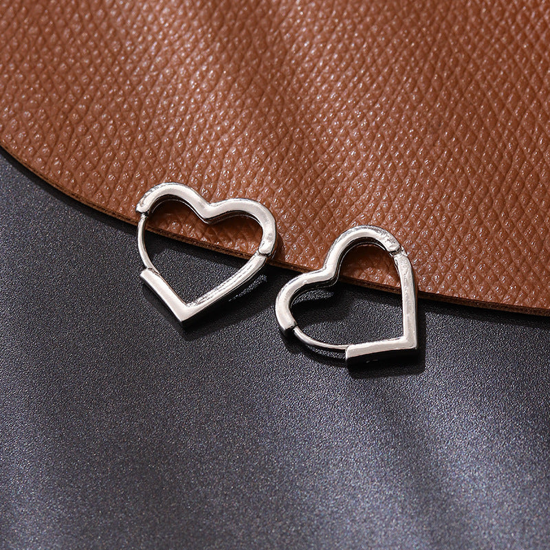 simple love heart earrings jlt13146