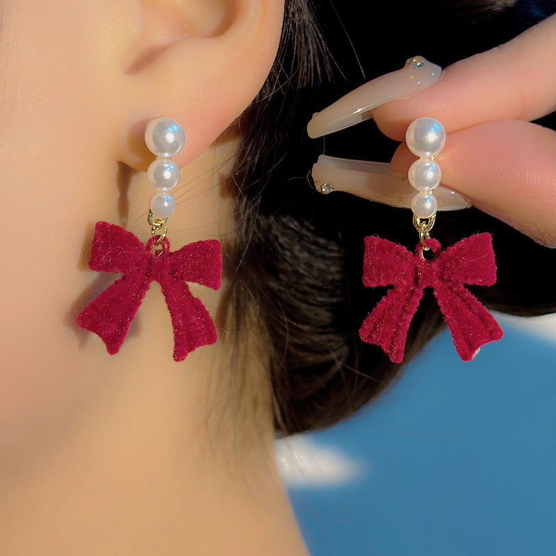 Pearl Kiss Bows Earrings JLT13223