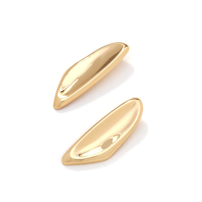 new retro texture irregular metal earrings European and American light luxury streamlined metal earrings cross-border earrings for women jlt13282