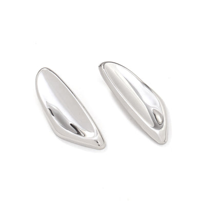 new retro texture irregular metal earrings European and American light luxury streamlined metal earrings cross-border earrings for women jlt13283