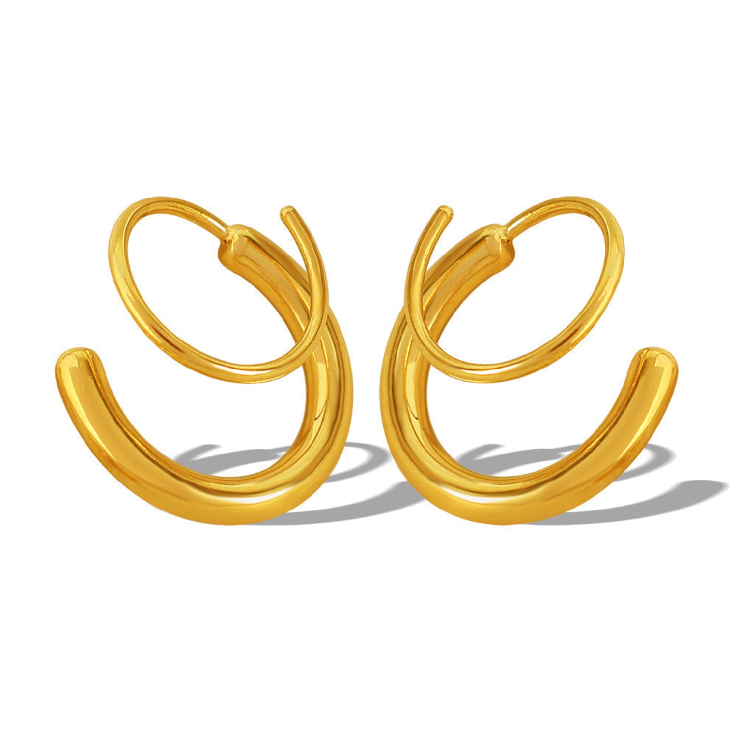 Ear clips for women exaggerated personality earrings jlt13289