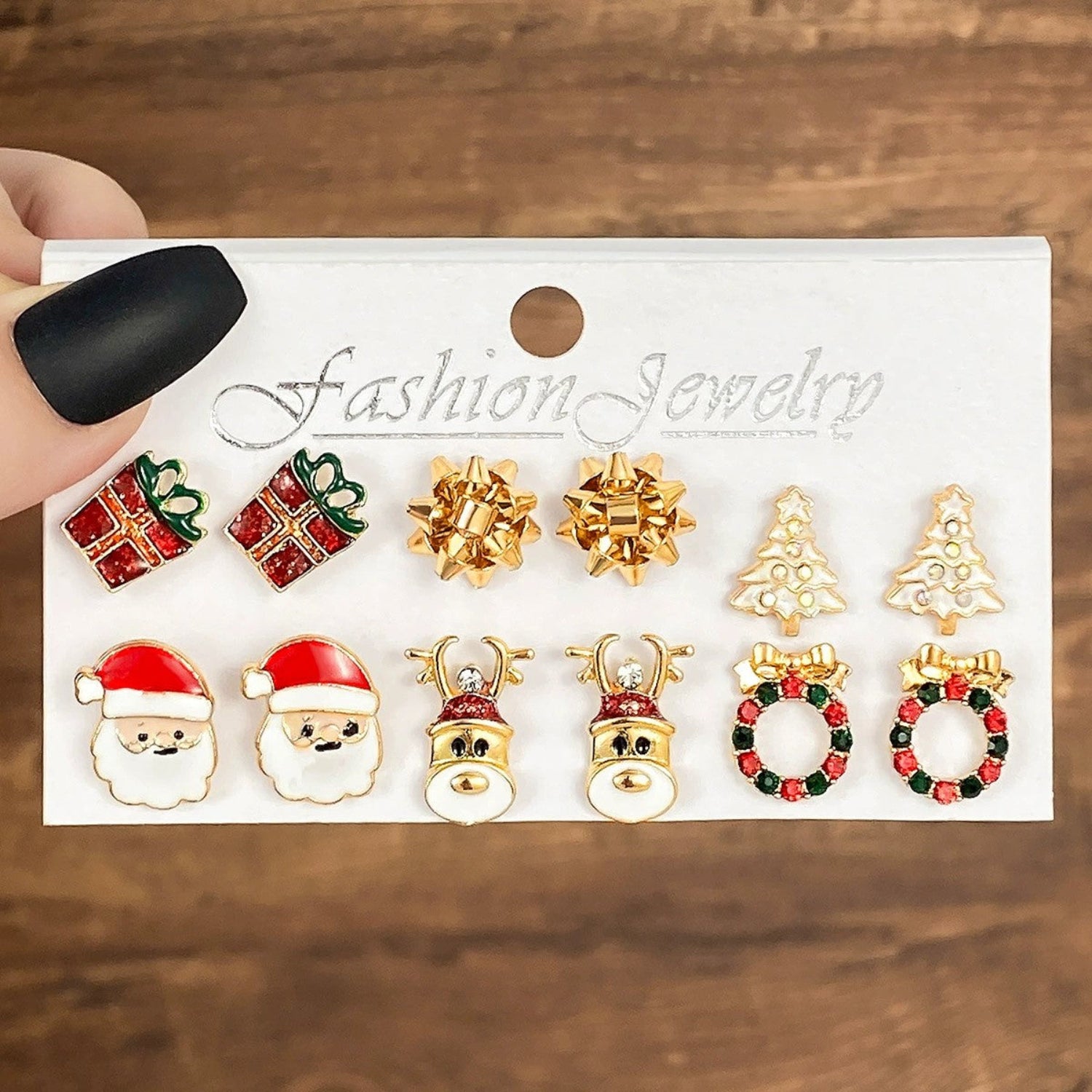 Just Lil Things Christmas Mini Earring Set  jlt13362 (6 Pairs)