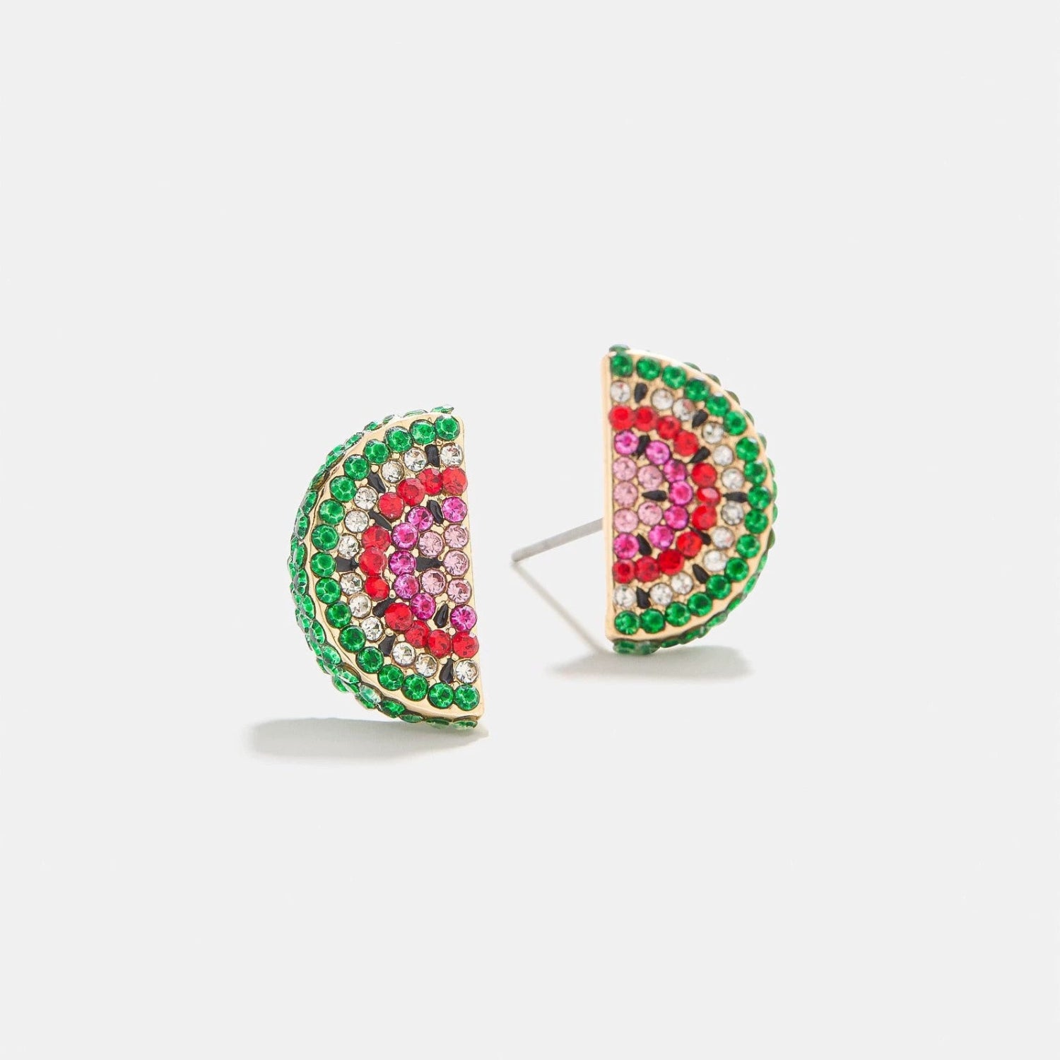 Just Lil Things Tutti Frutti Watermelon Stud Earrings jlt13387