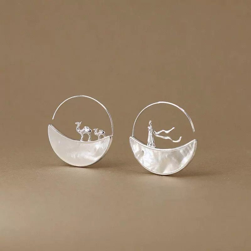 Desert Mirage Silver Earrings JLT13422