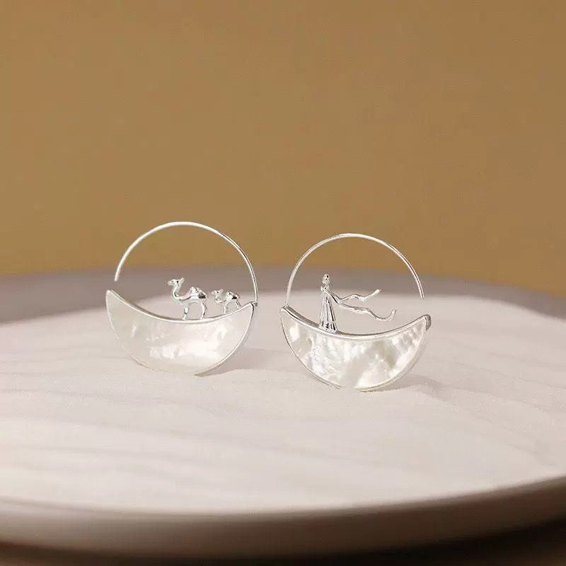 Desert Mirage Silver Earrings JLT13422