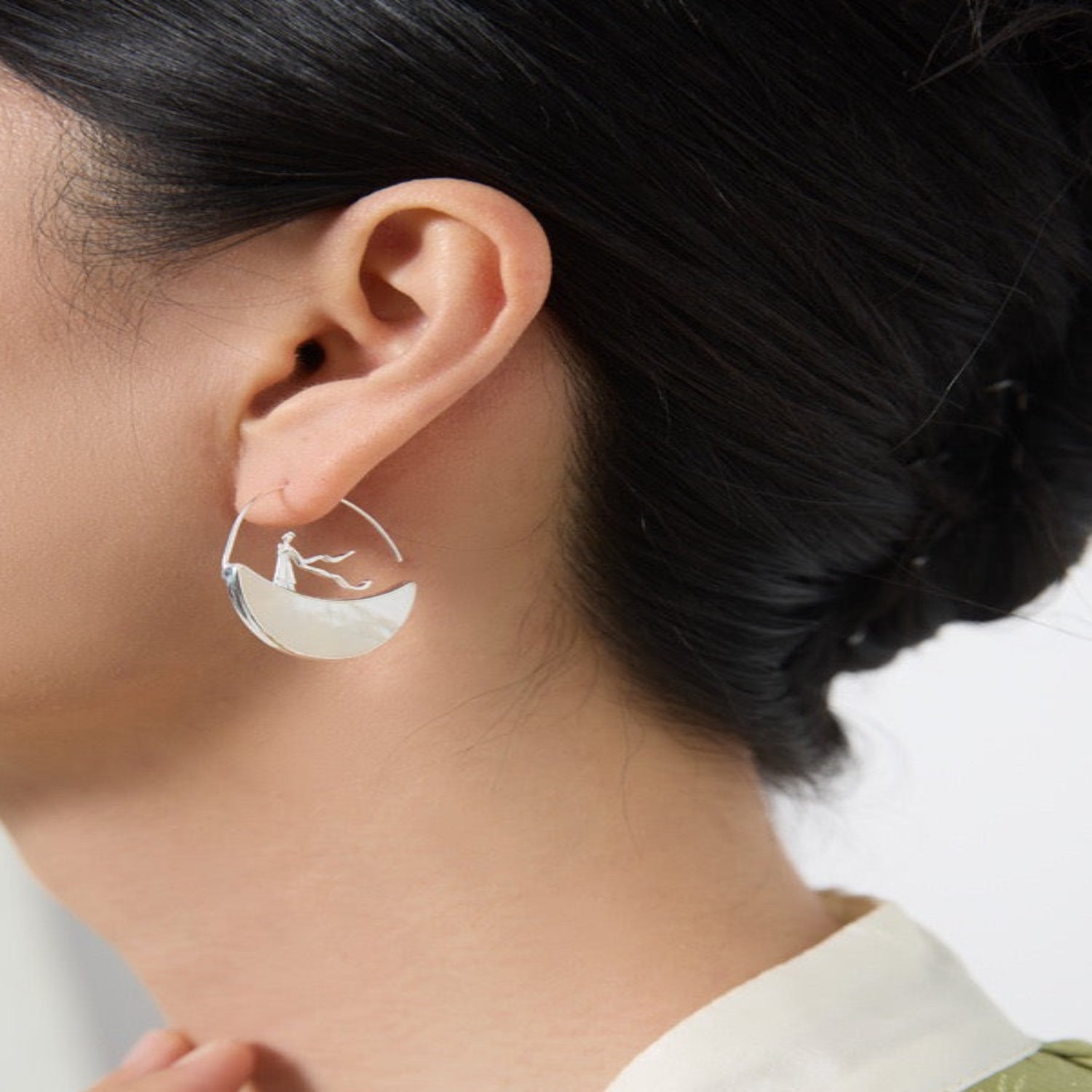 Desert Mirage Silver Earrings JLT13422