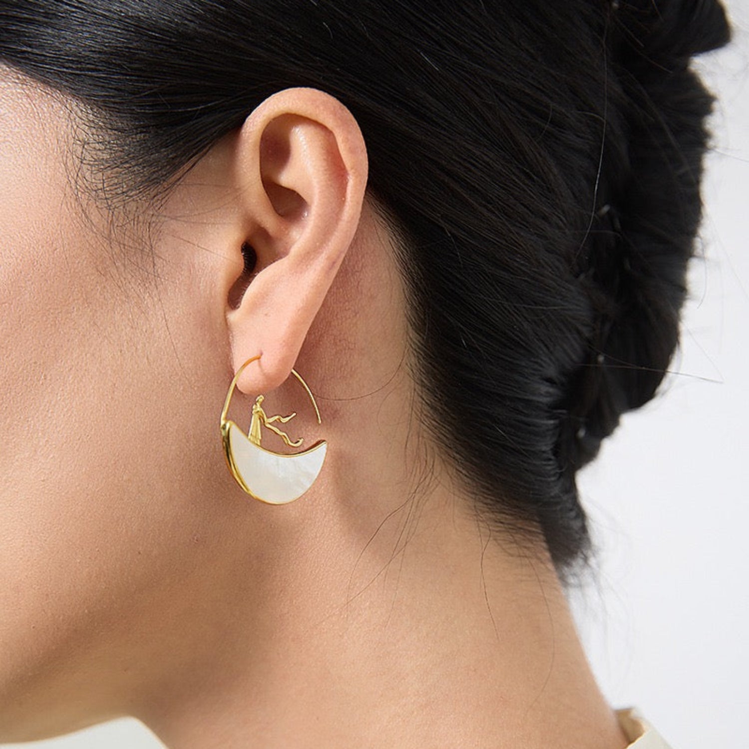 Desert Mirage Gold Earrings JLT13424