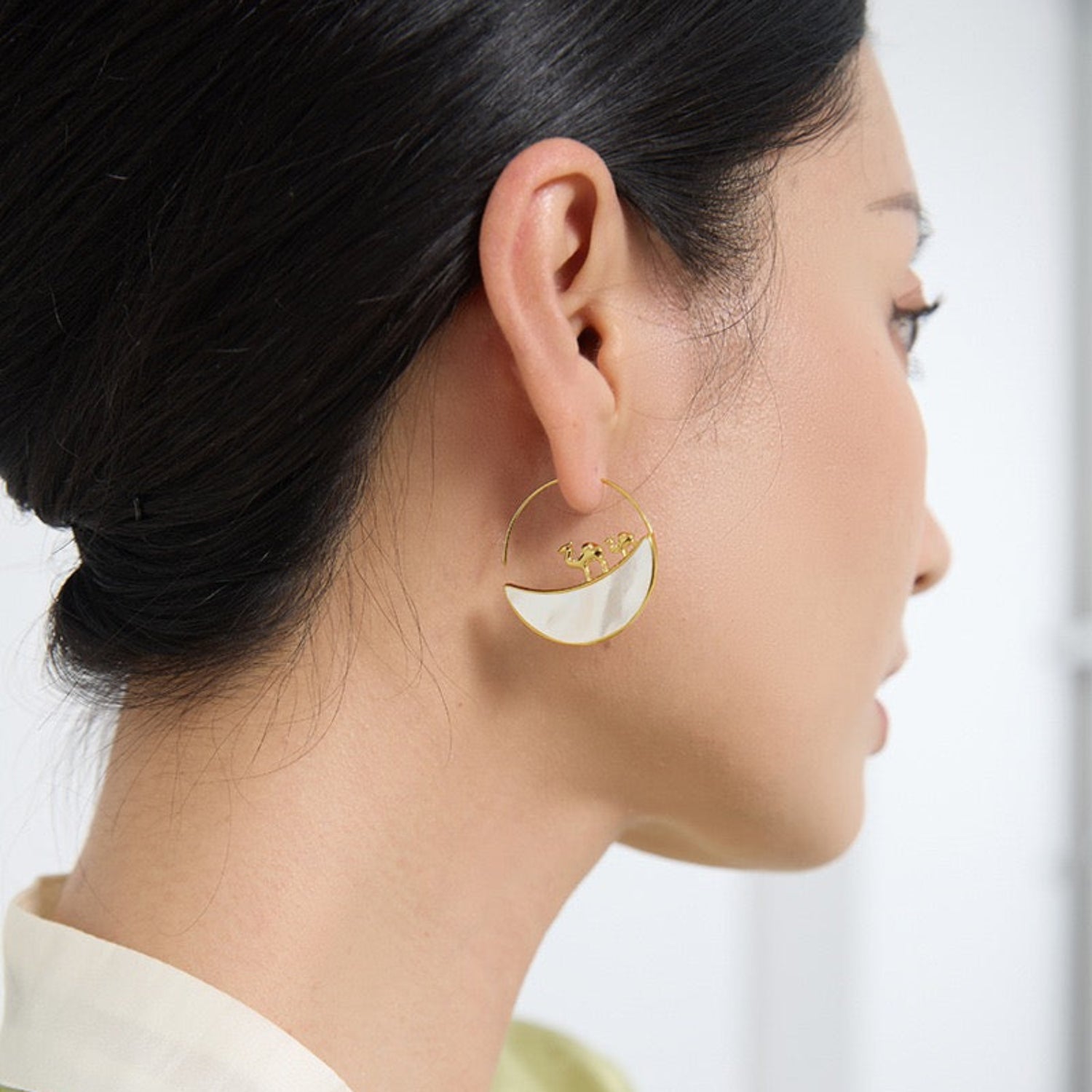 Desert Mirage Gold Earrings JLT13424