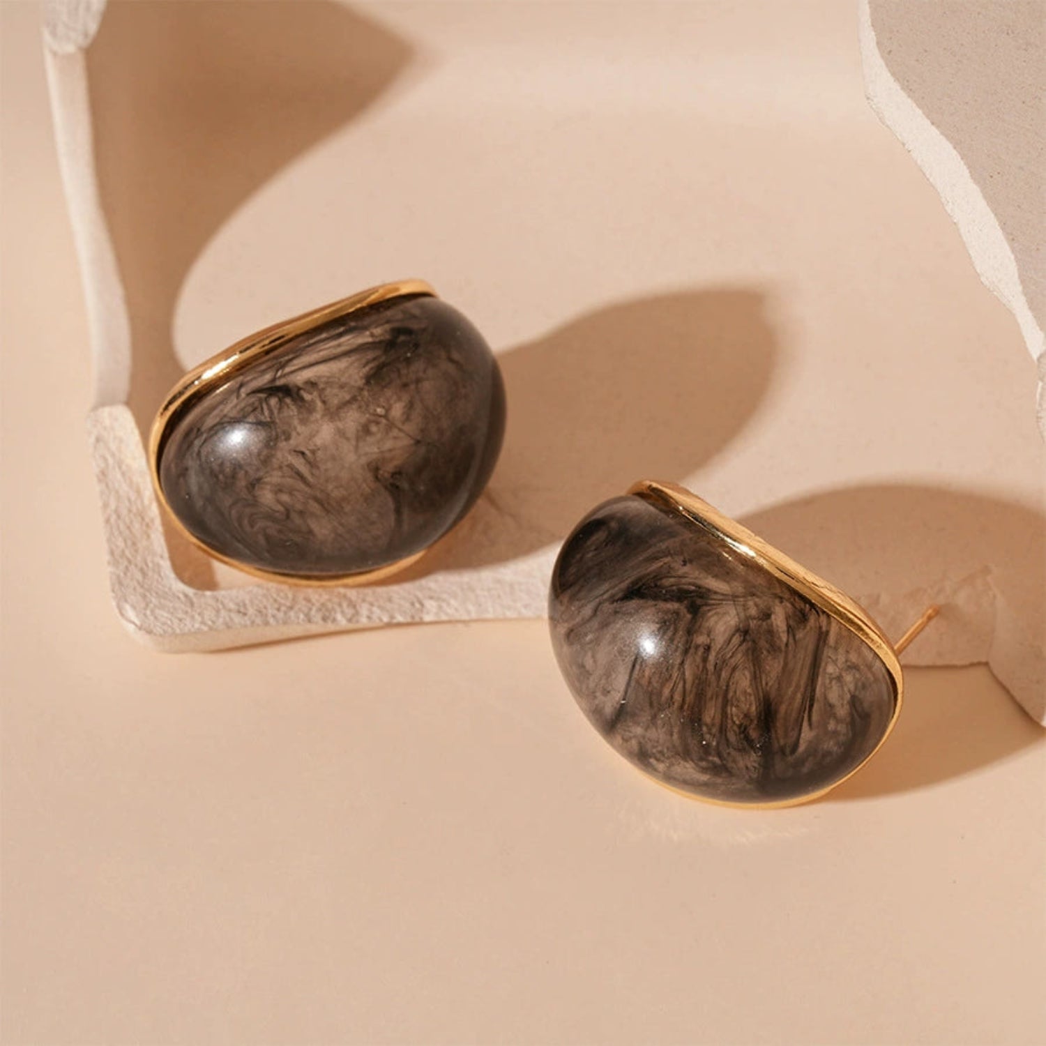 Black pearls Stud Earrings jlt13469