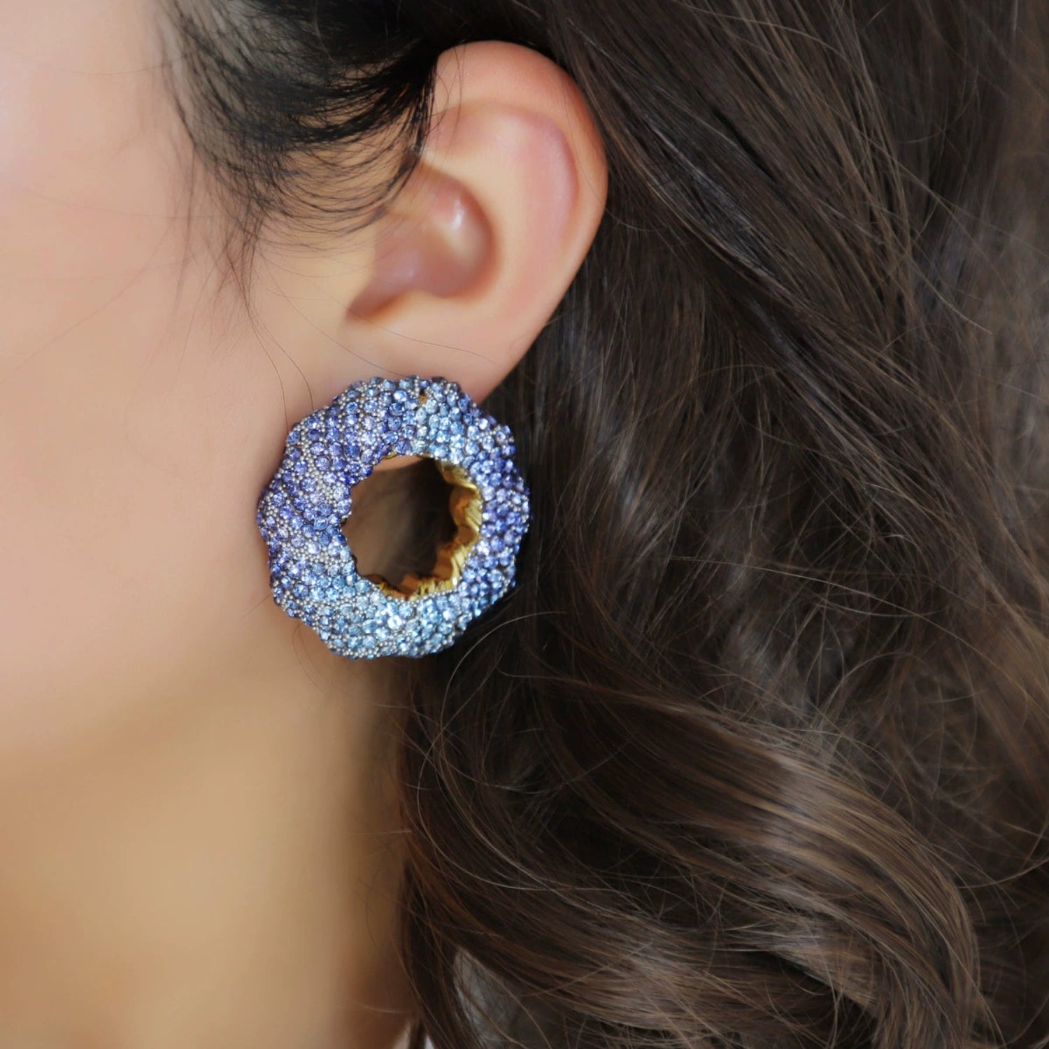 The Jingle Stud Blue Earrings jlt13474