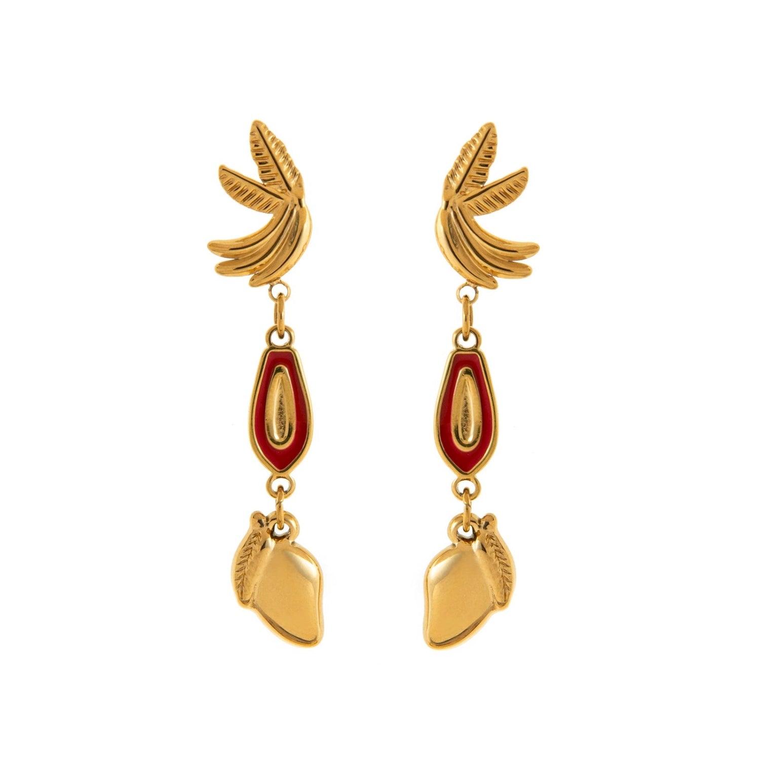 Mixed Fruit Dangling Earrings jlt13518