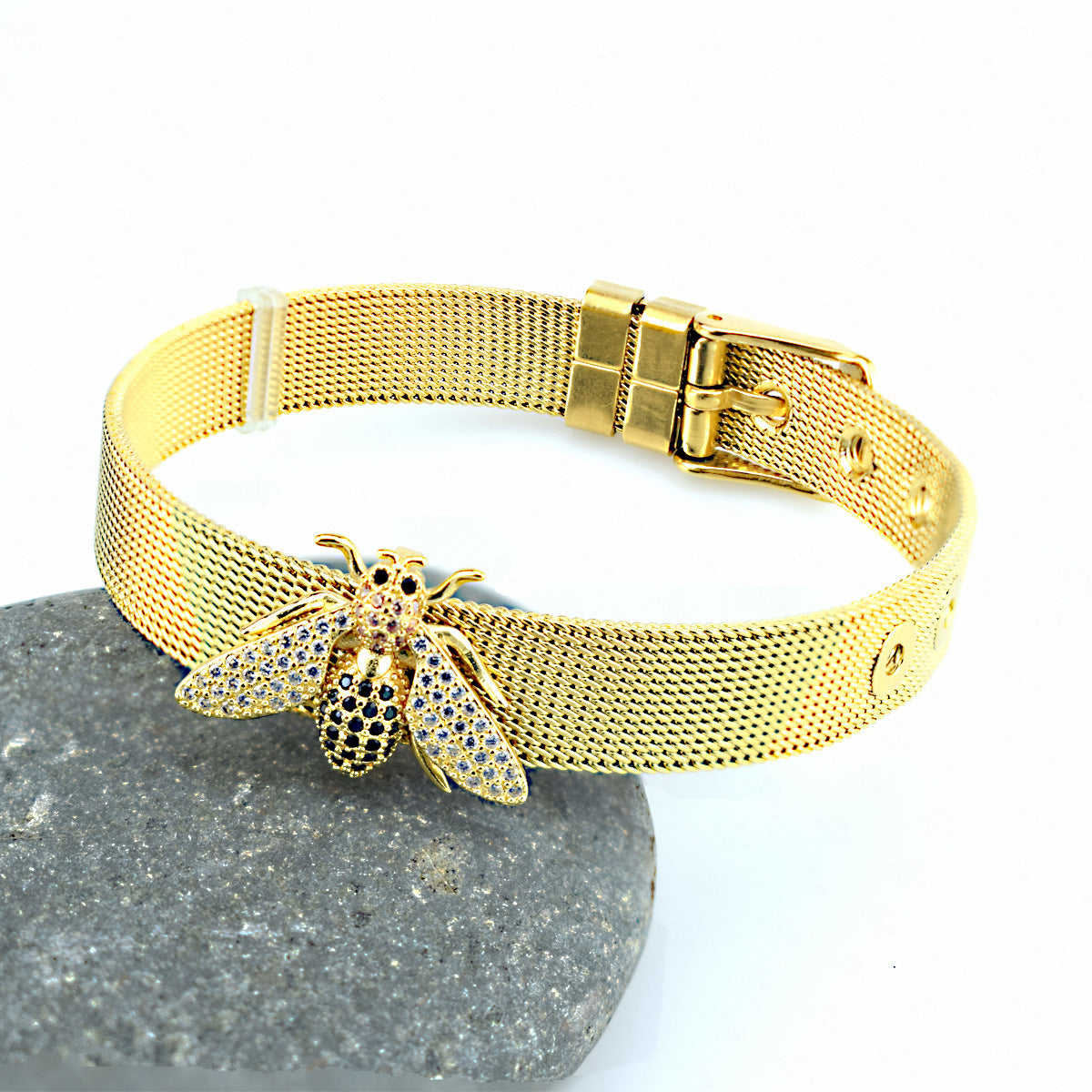 Elegant Golden Buckle Bracelet Honey Bee Styled Bracelet JLTB0590