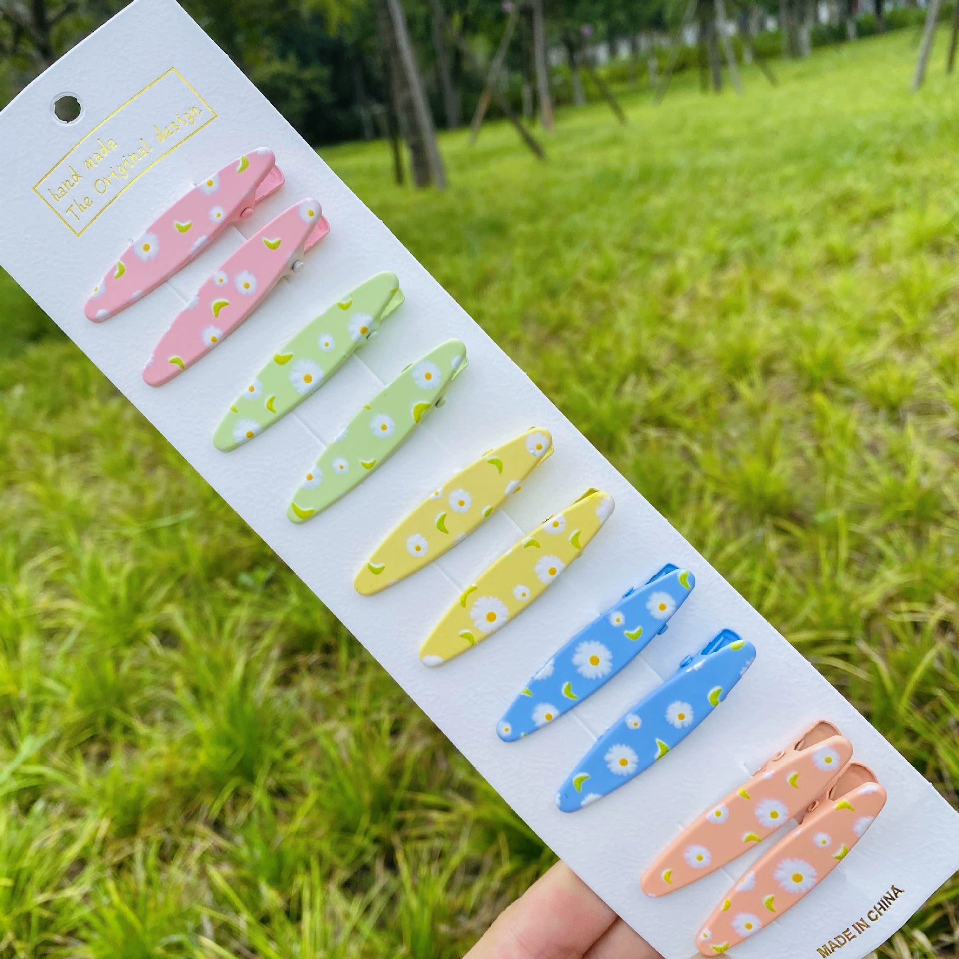 Hairpin daisy duckbill clip headdress cute sweet straight clip side clip hair accessories bangs clip jltc0053