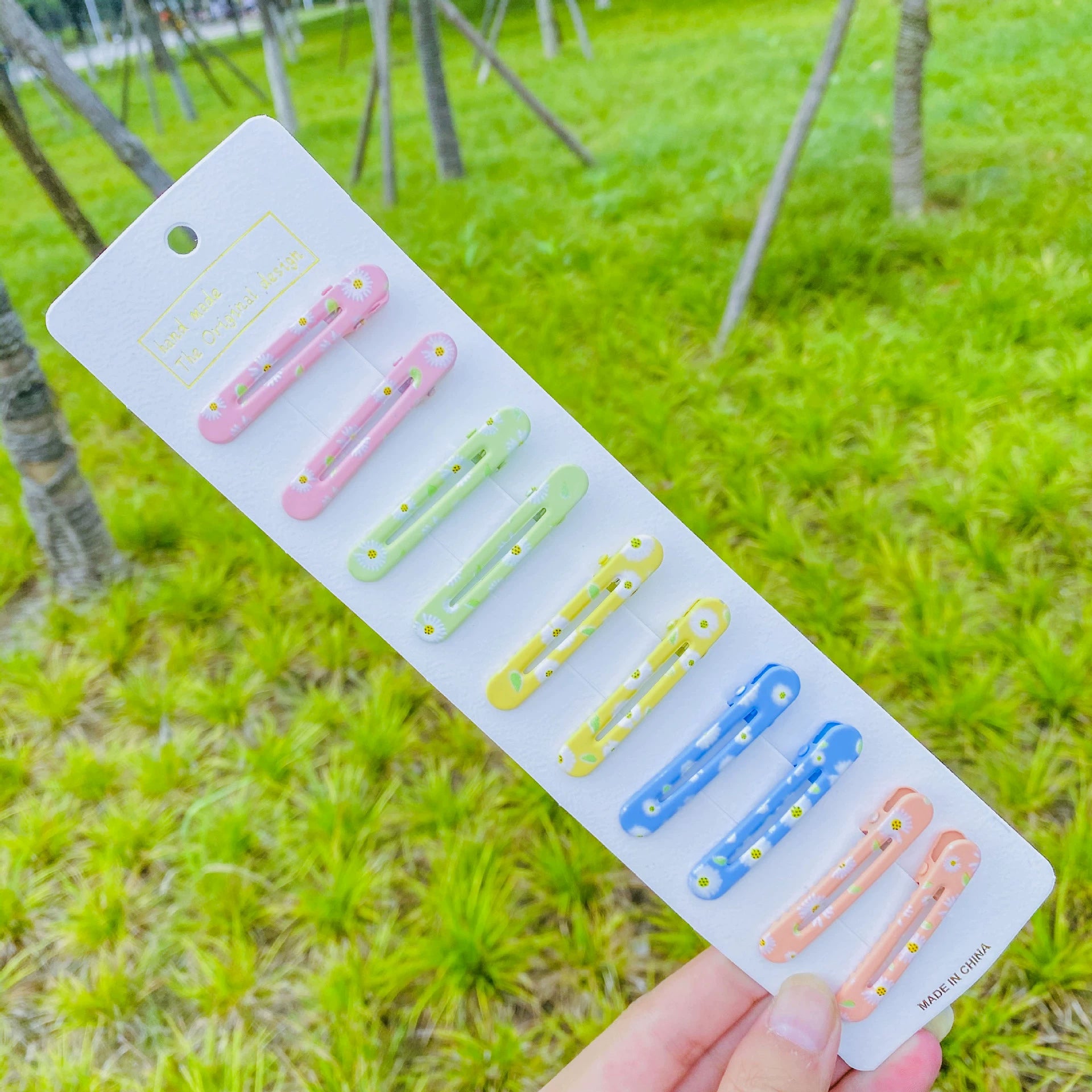 Hairpin daisy duckbill clip headdress cute sweet straight clip side clip hair accessories bangs clip jltc0054