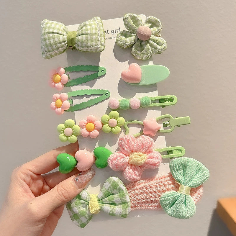 Children's hair accessories cute dopamine hairpin girls side bangs clip hairpin little girl cartoon jltc0065