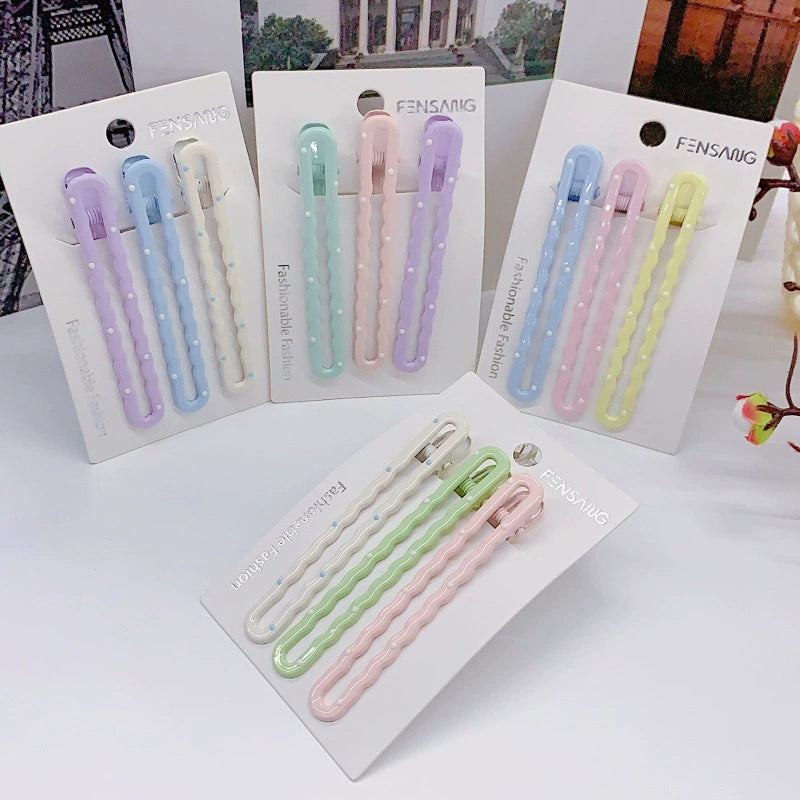 Charming Handmade Pastel Hair Clips, Perfect for Adding a Touch of Whimsy to Your Everyday Style jltc0079