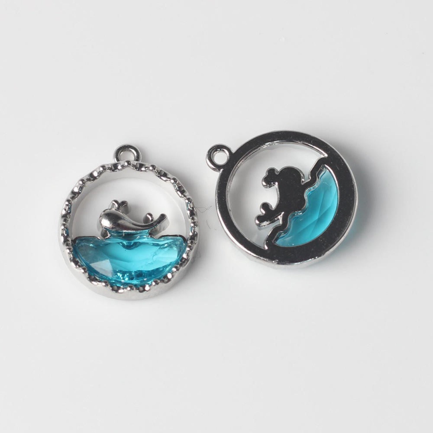 Silver Blue Whale Ocean Charm JLTCH0054