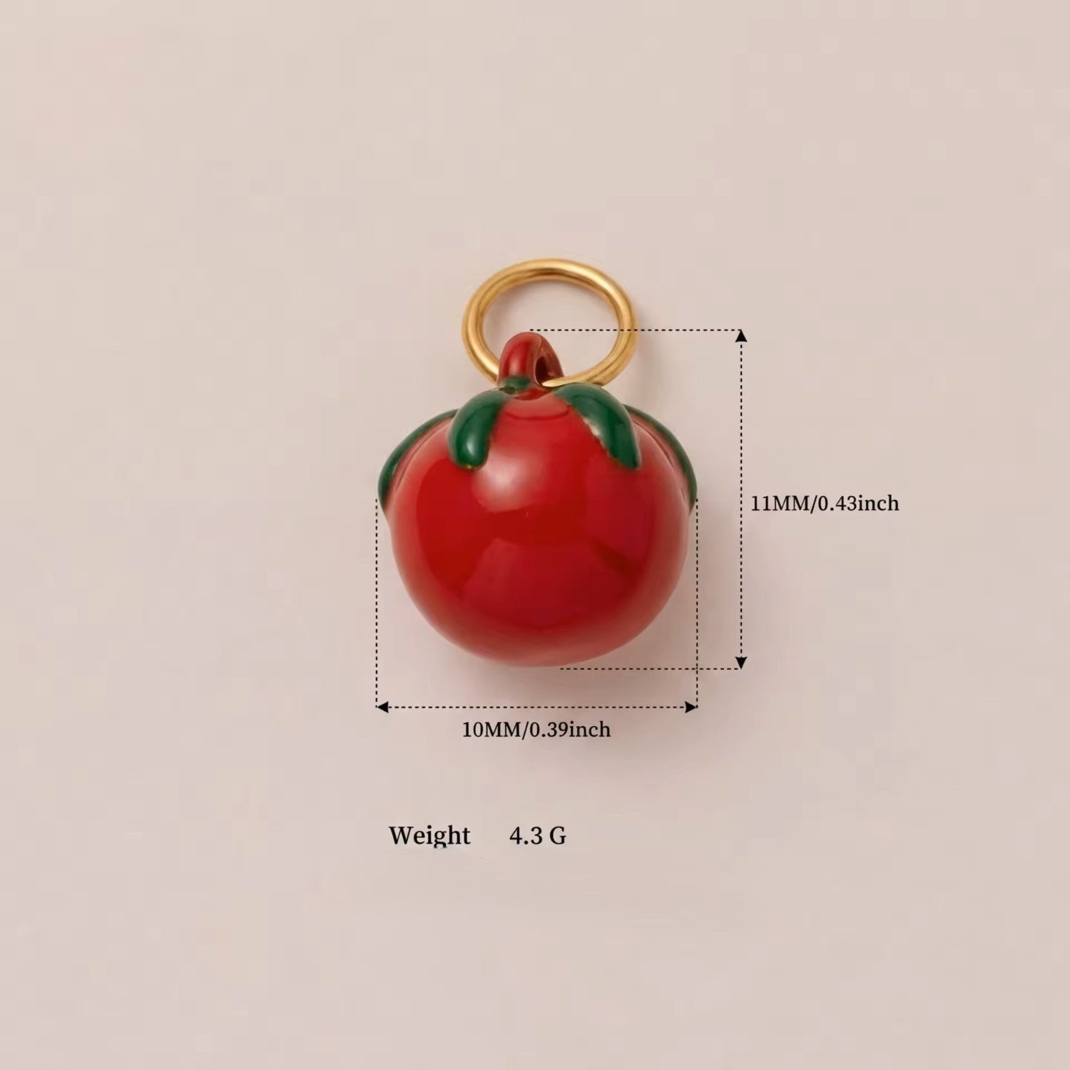 Red Tomato Gold Charm JLTCH0055