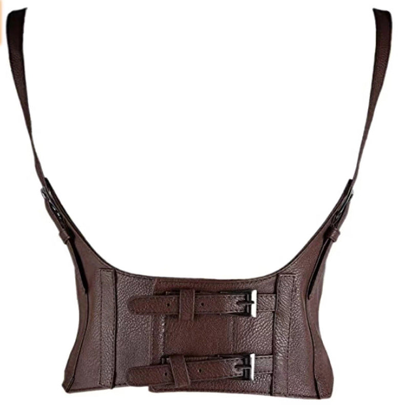 Spender-style girdle decoration punk style suspender belt with suit belt for women