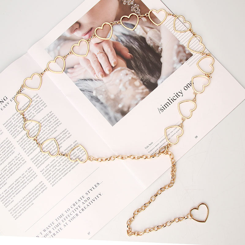 Love shape hook waist chain
