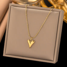 Anti-tarnish Heart Pendant Necklace – Elegant Minimalist Design jltn0549