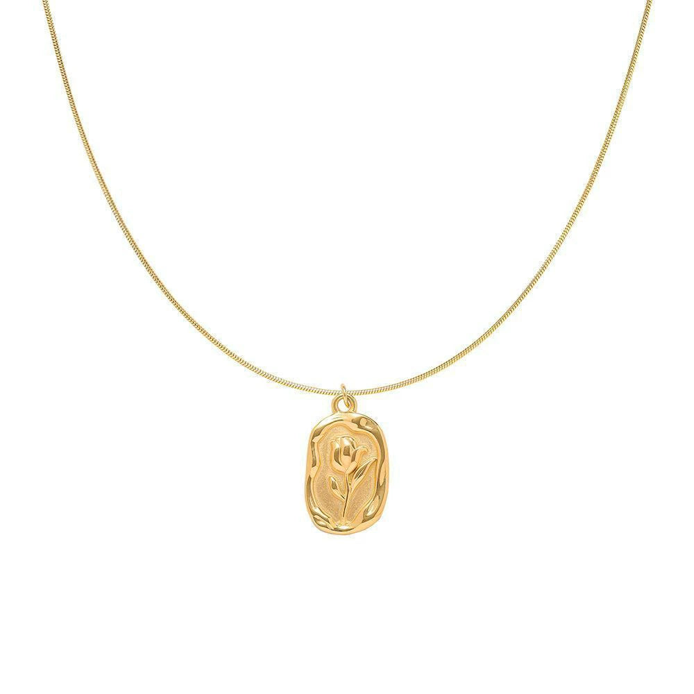 Just Lil Things Artificial  Gold Necklace jltn0824