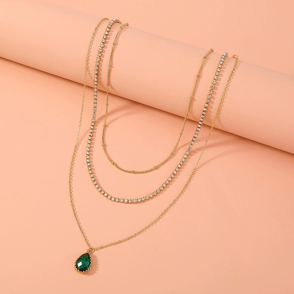 Just Lil Things-Three Layered Chain-Necklace jltn0833