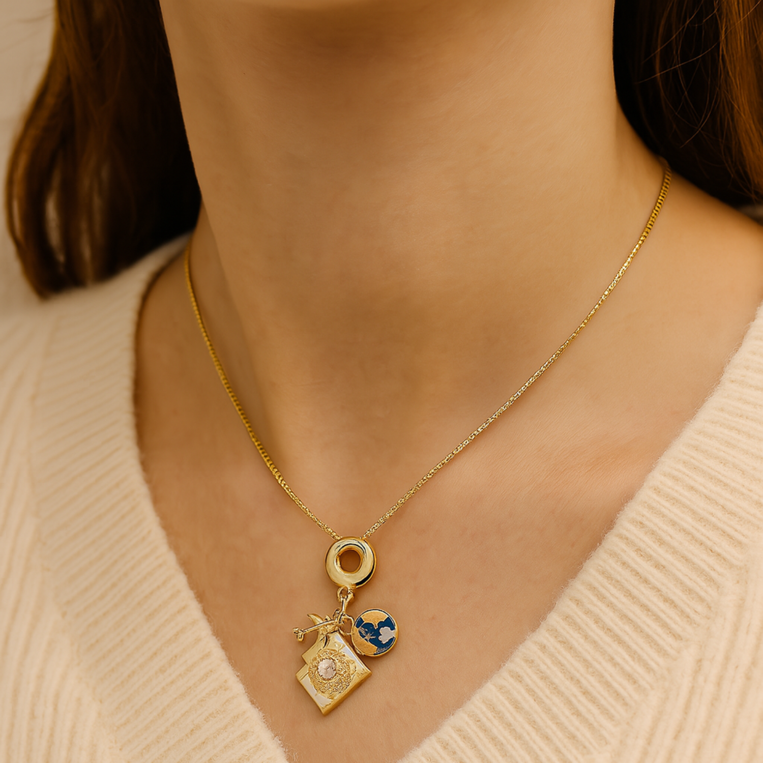 Travel Charm Necklace JLTN0867