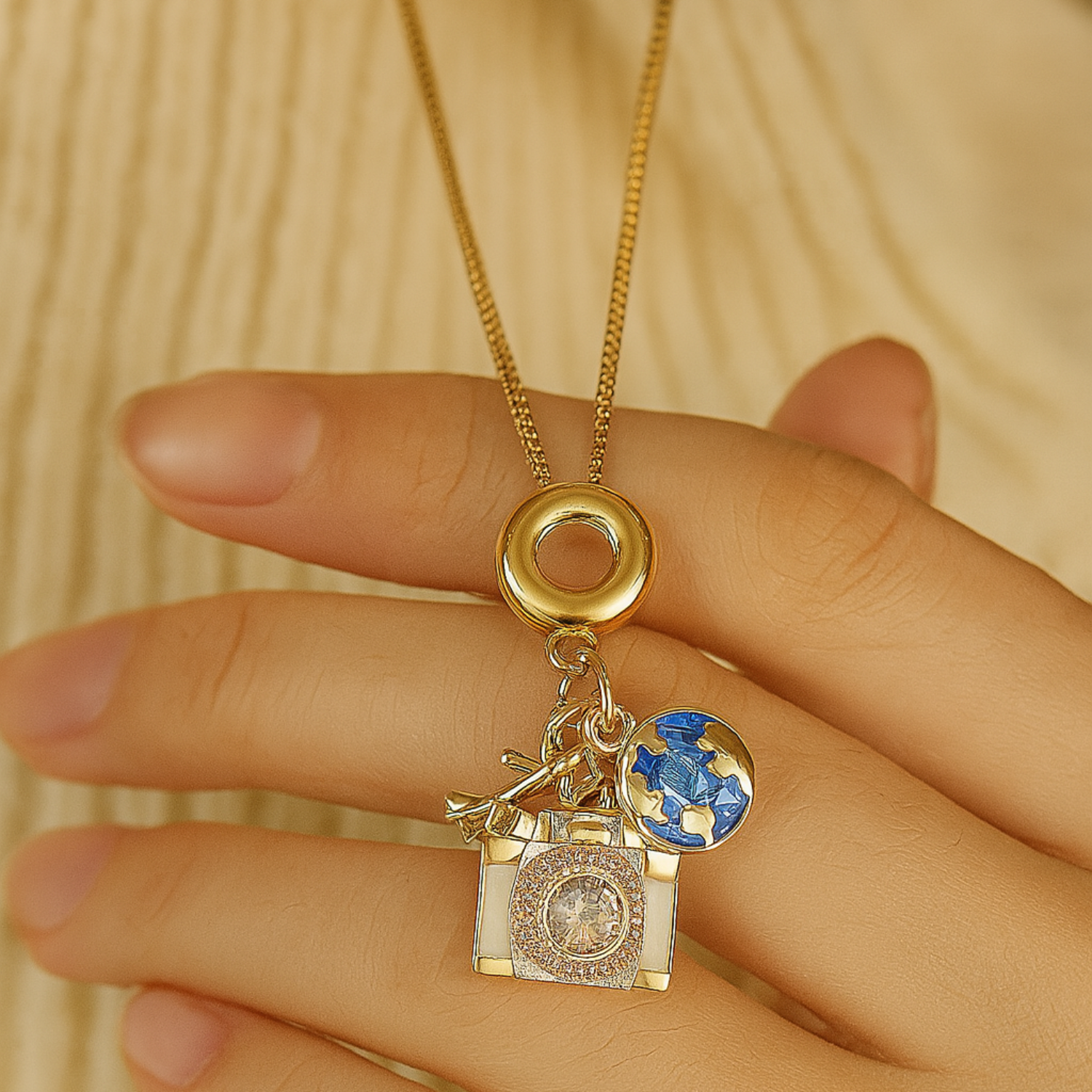 Travel Charm Necklace JLTN0867