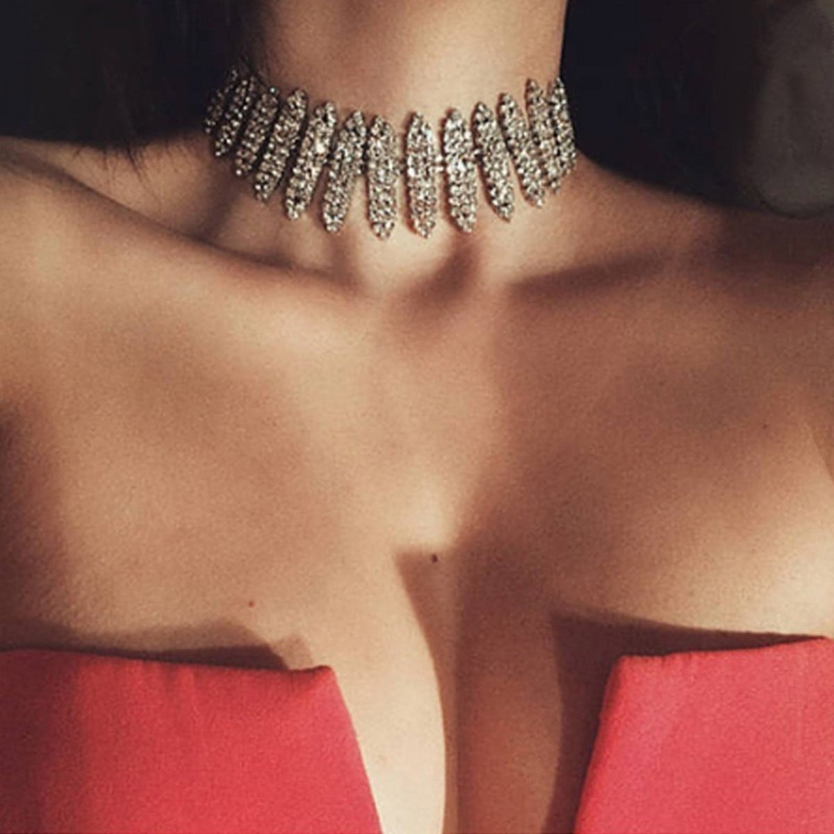 Just Lil Things Artificial Silver Necklace