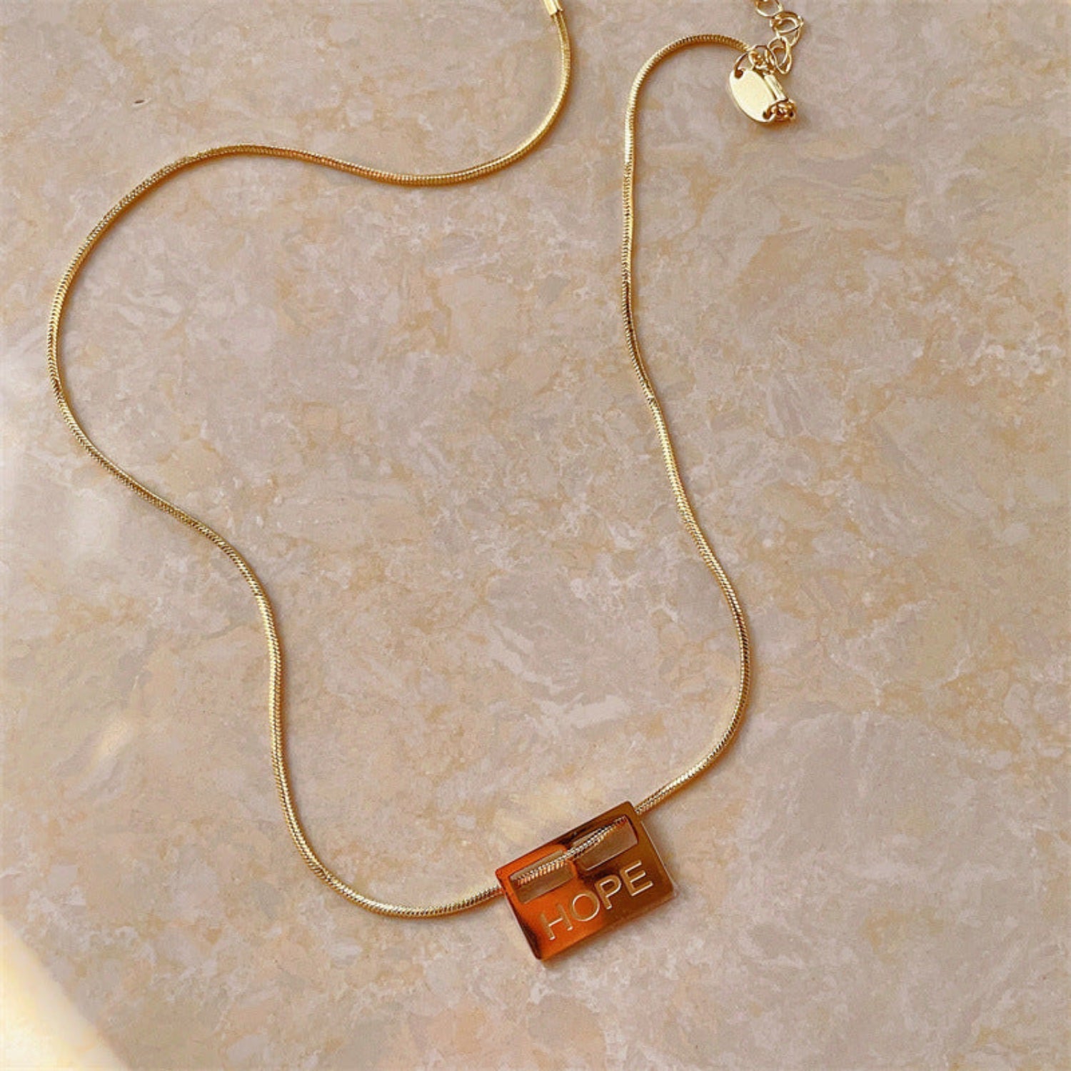 Just Lil Things Artificial Gold Necklace jltn1066