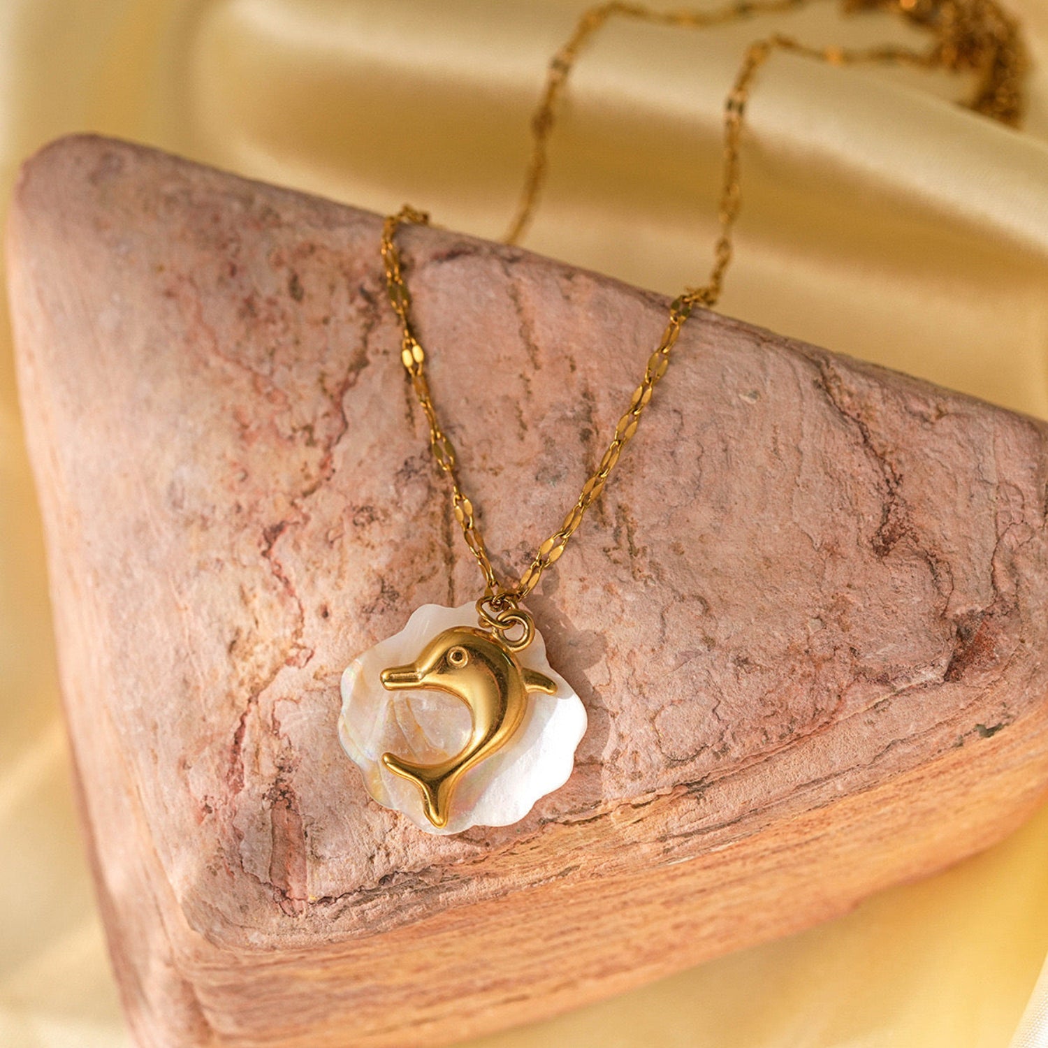 Just Lil Things Artificial Gold Necklace jltn1079