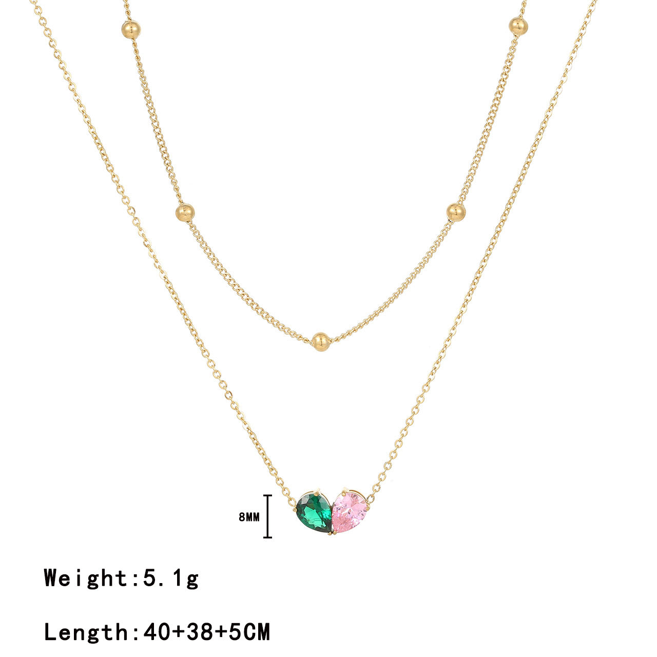 Just Lil Things Artificial Gold Necklace jltn1113