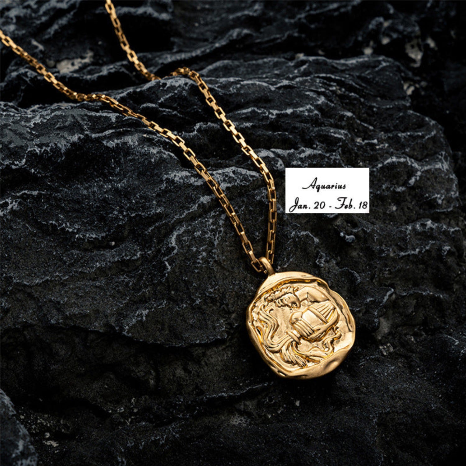 Lavish Zodiac Signs Pendant Chain Necklace