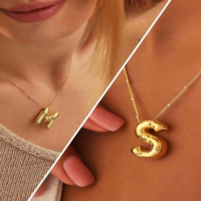 English Alphabets Neckalce