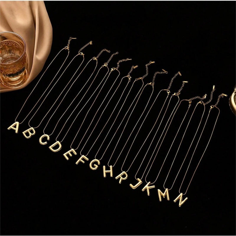 English Alphabets Neckalce